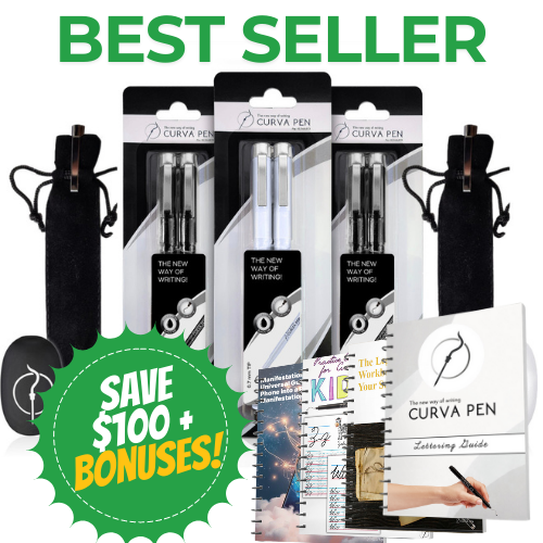 Curvapen's Ergonomic Pen 3 Pack Sale (The Productivity Bundle)
